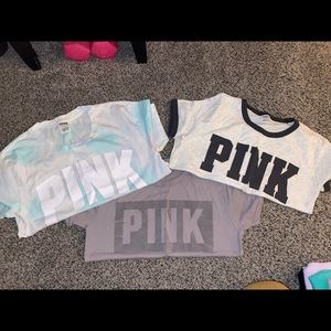 PINK CROP TEES BUNDLE